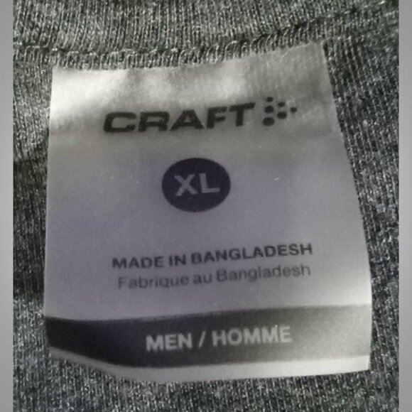 Craft sleeveless hoodie men's size  XL grey - Picture 7 of 8